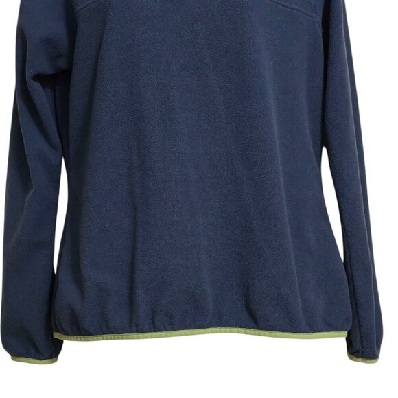 Patagonia Navy Micro D Snap-T Pullover Sweater Sz M - Picture 3 of 9